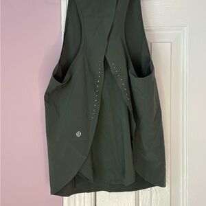 lululemon athletica Dark Green Tank Top
